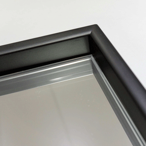 Box Framed Mirror Black – 55cm Deep Frame - Mirror Builder